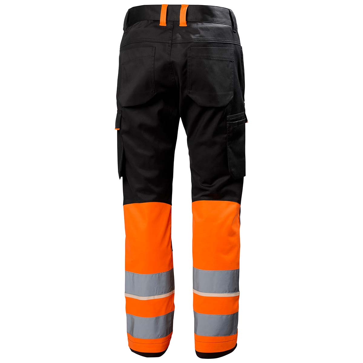 Helly Hansen UC-ME Service Pant Class 1 Hi-Vis Orange - Ebony Rear