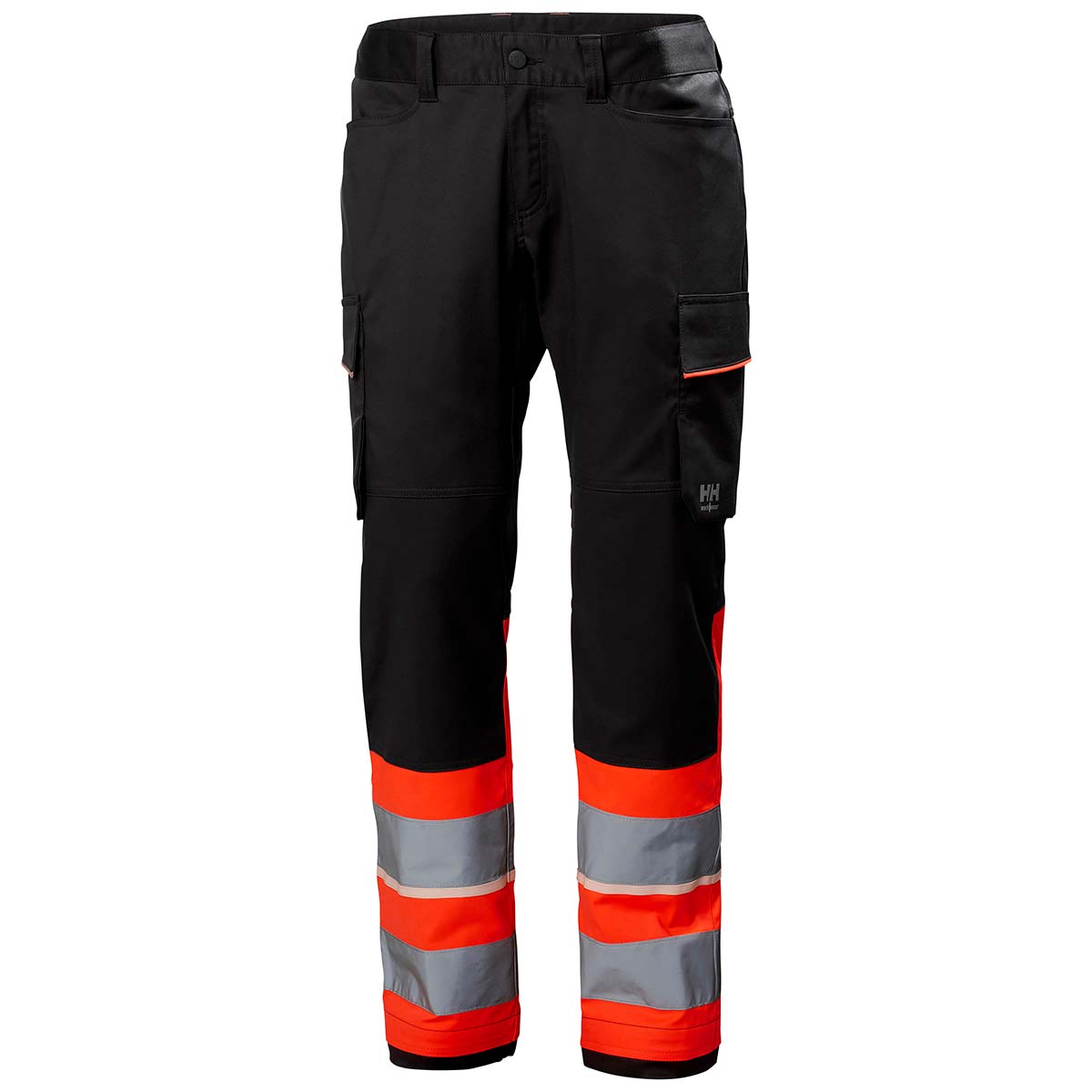 Helly Hansen UC-ME Service Pant Class 1 Hi-Vis Red - Ebony