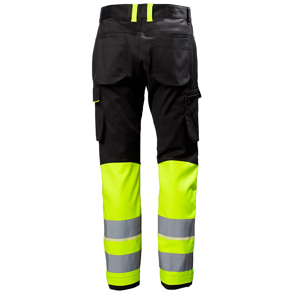 Helly Hansen UC-ME Service Pant Class 1 Hi-Vis Yellow - Ebony Rear