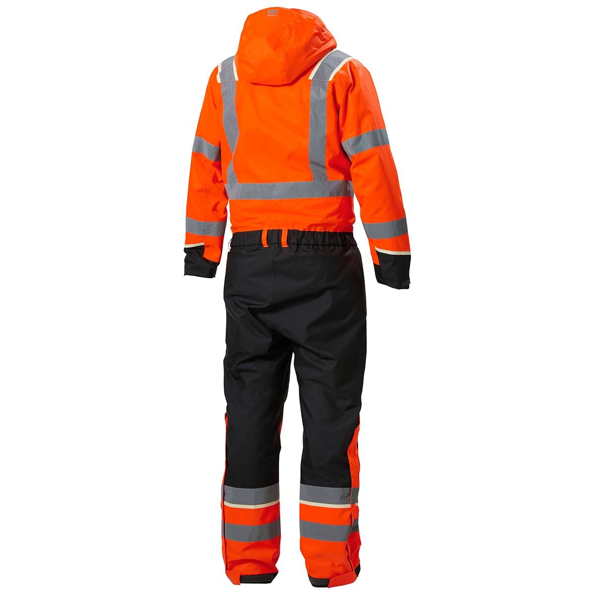 Helly Hansen UC-ME Winter Suit Hi-Vis Orange - Ebony Rear