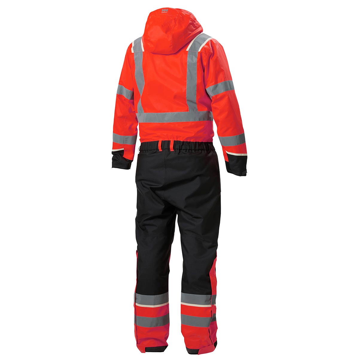 Helly Hansen UC-ME Winter Suit Hi-Vis Red - Ebony Rear