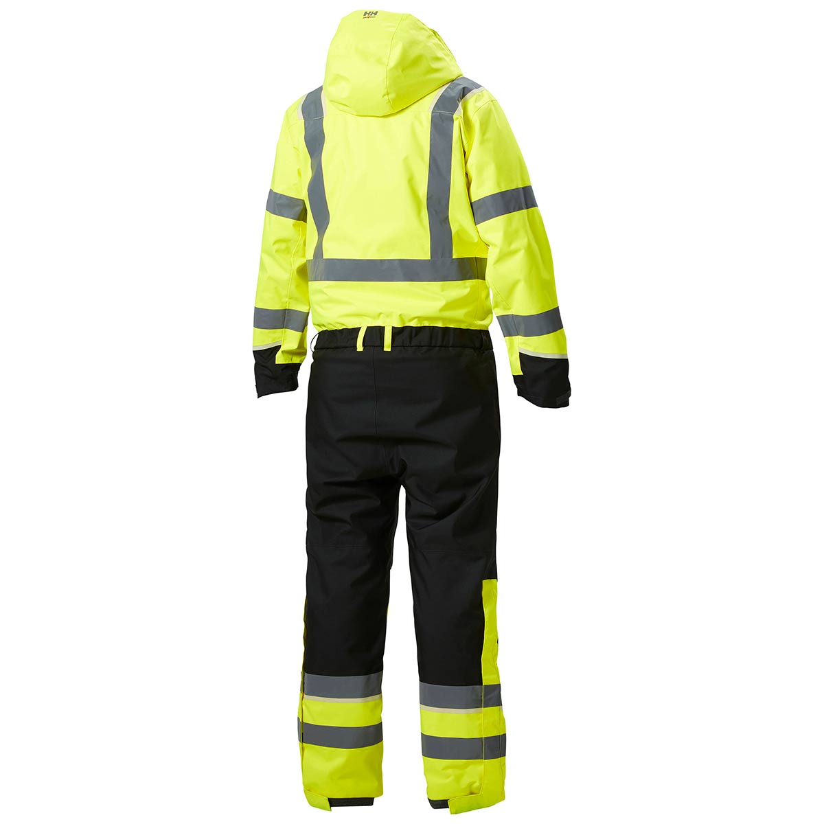 Helly Hansen UC-ME Winter Suit Hi-Vis Yellow - Ebony Rear