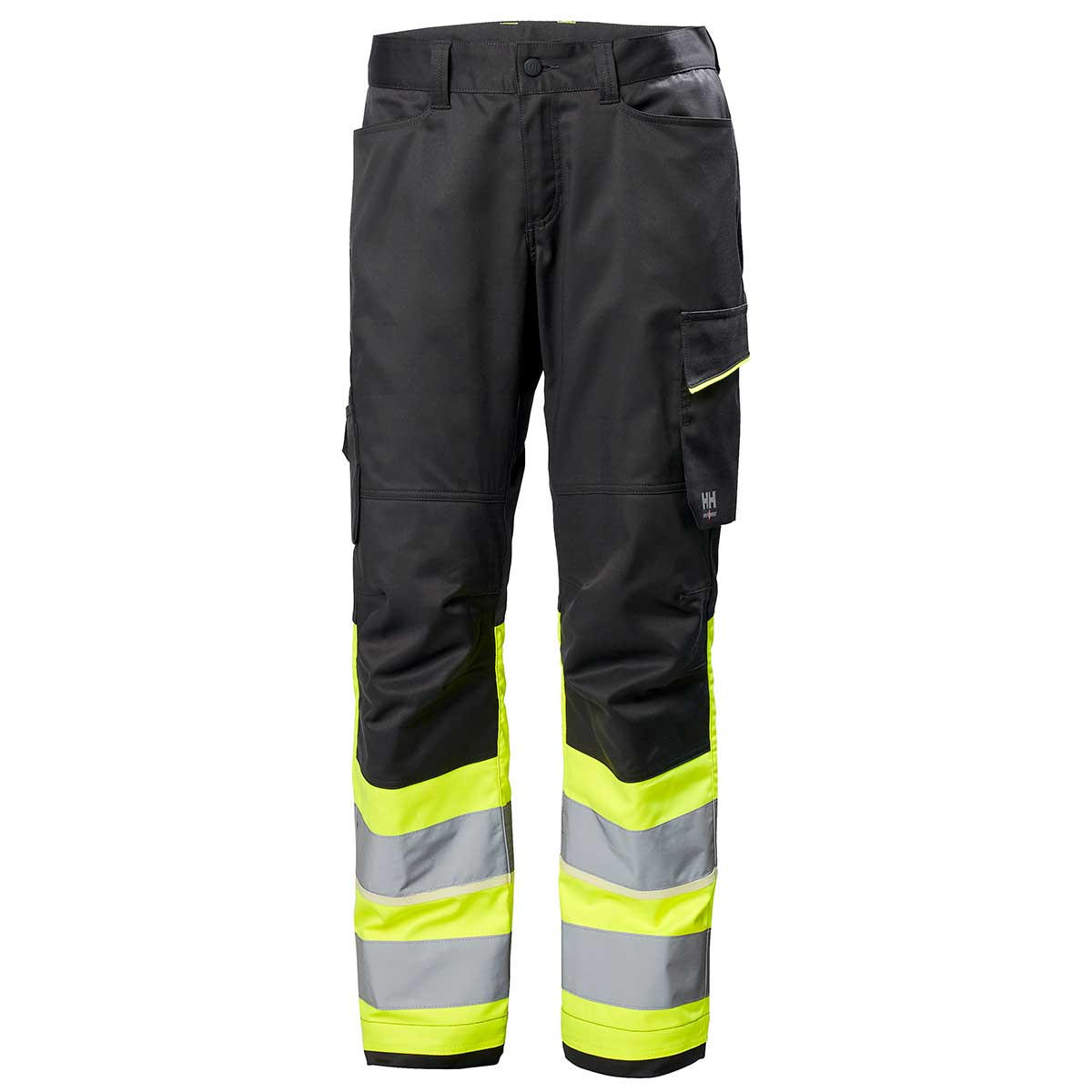 Helly Hansen UC-ME Work Pant Class 1 Hi-Vis Yellow - Ebony