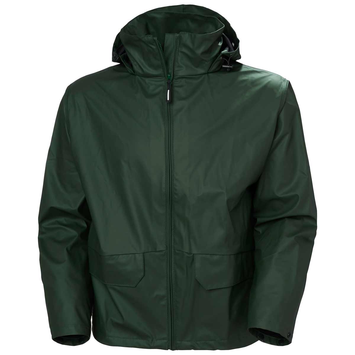     Helly-Hansen-Voss-Rain-Jacket-Dark-Green-Front