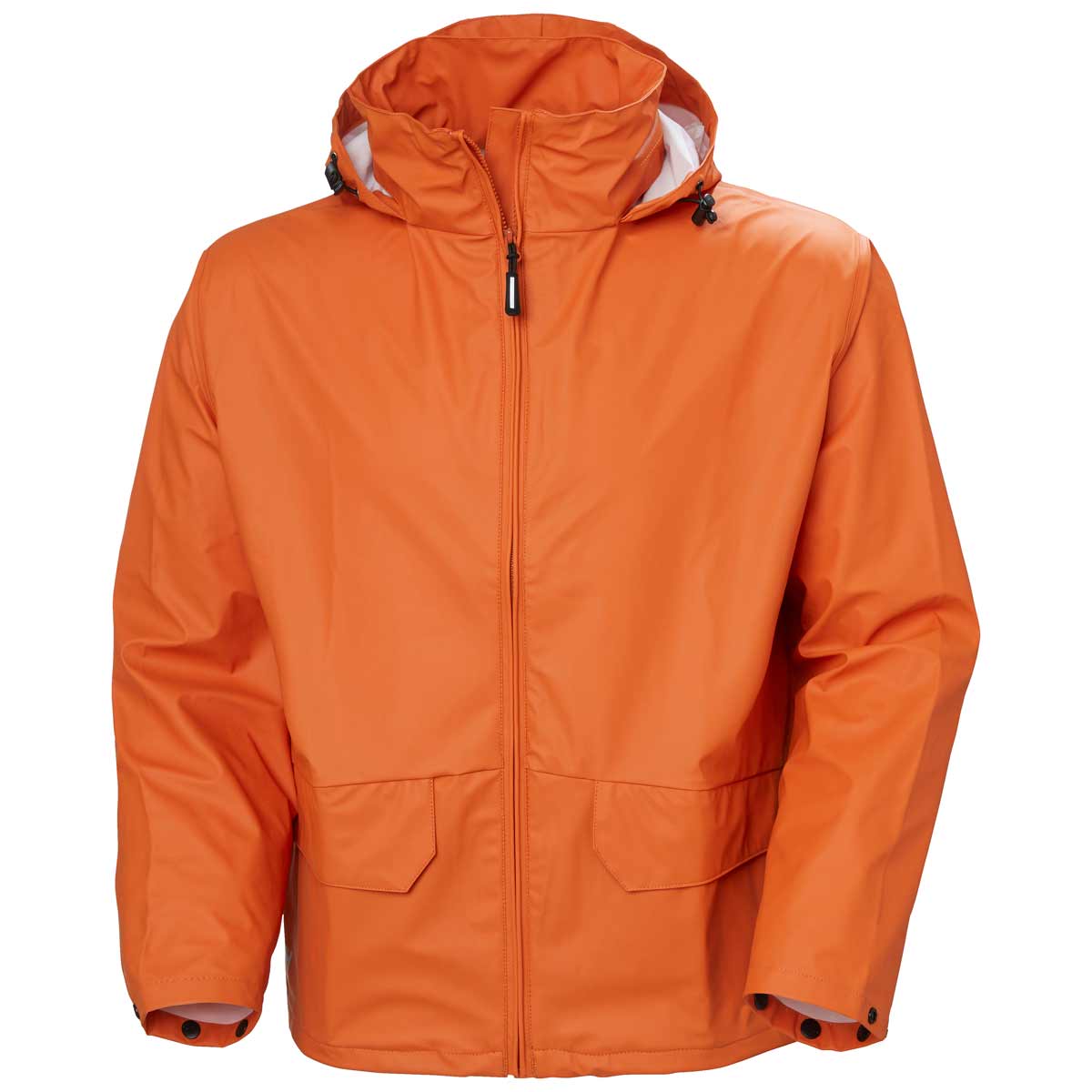    Helly-Hansen-Voss-Rain-Jacket-Dark-Orange-Front