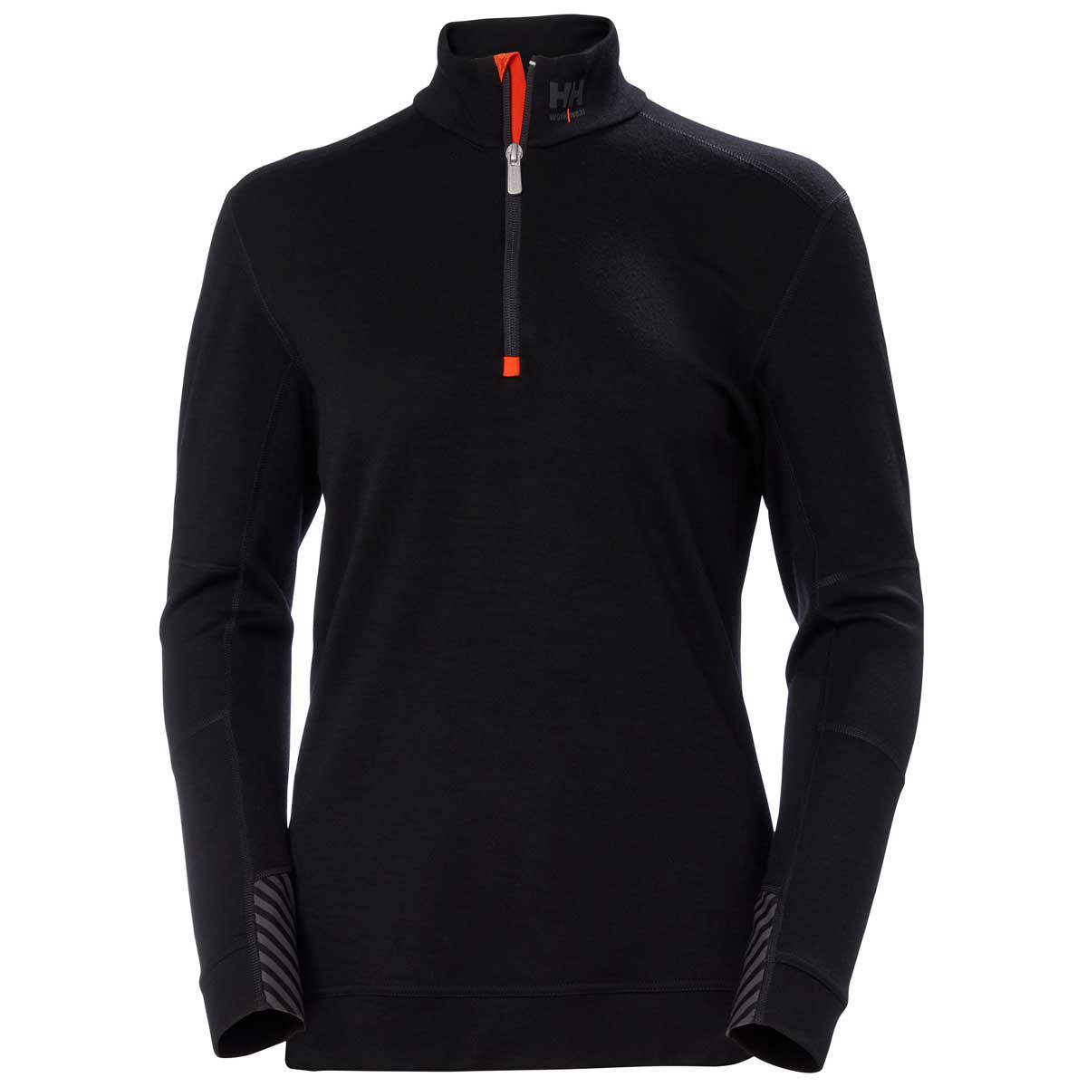 Helly Hansen Women's Lifa Merino Half Zip Base layer - black