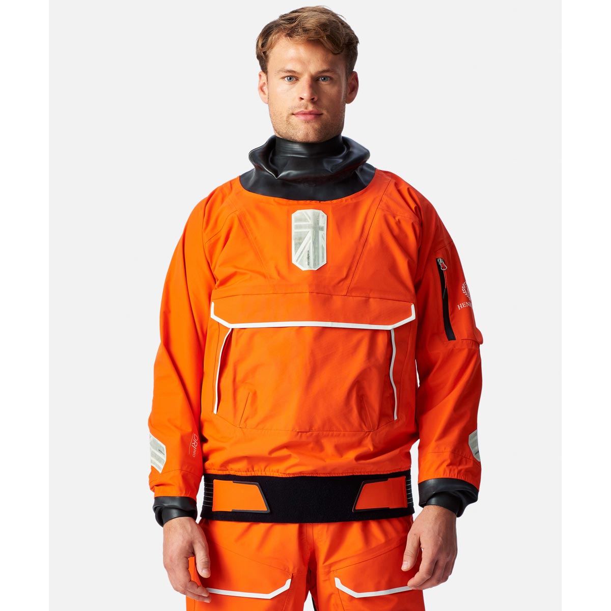 Henri Lloyd Men's Elite Dry Top Sailing Smock - Orange Life