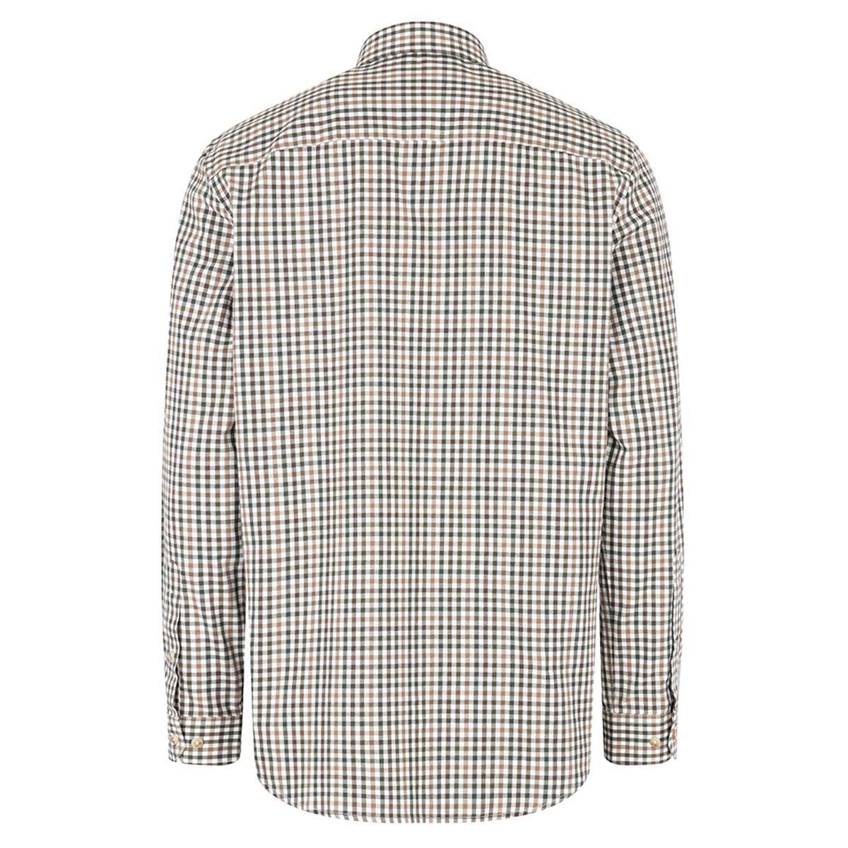 Hoggs-of-Fife-Garvock-Cotton-Twill-Herringbone-Check-Shirt - rear