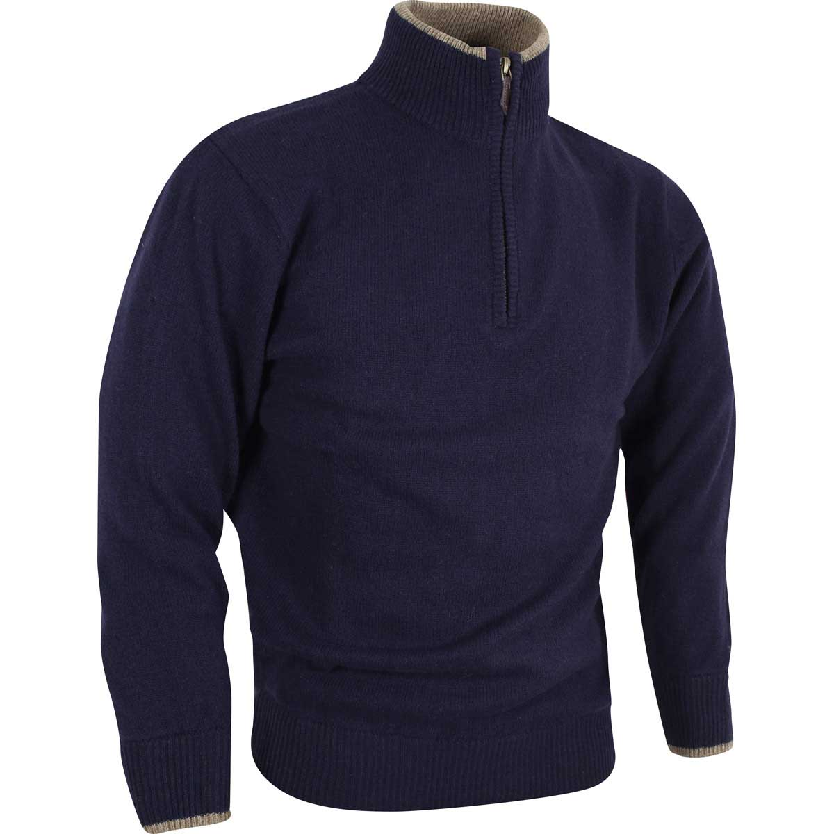 Jack Pyke Ashcombe Zipknit Pullover - navy