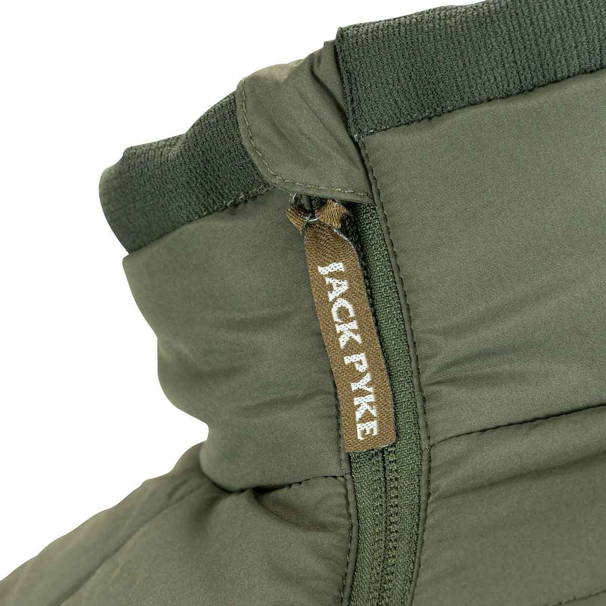 Jack Pyke Hybrid Jacket - zip detail