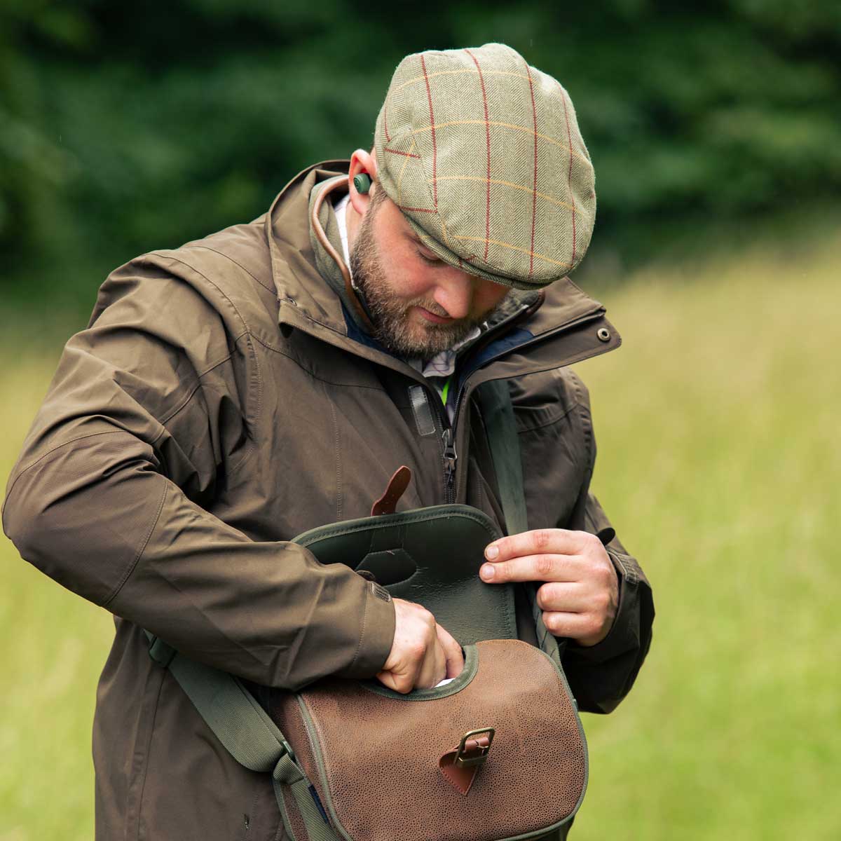 Jack Pyke Wool Blend Flat Cap - tweed lifestyle