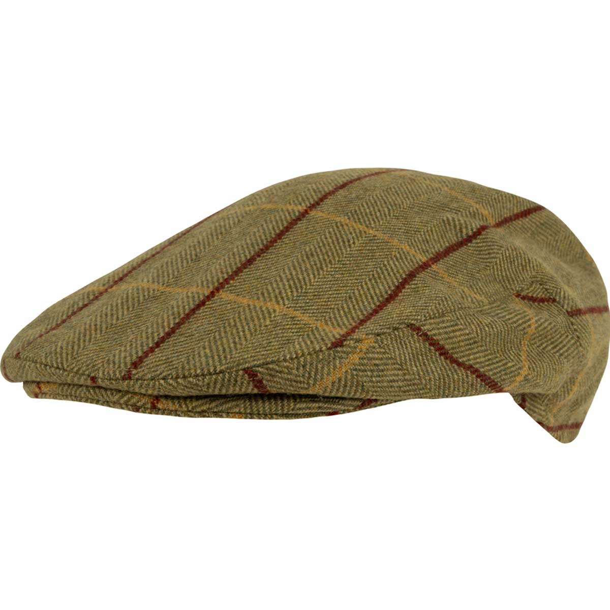 Jack Pyke Wool Blend Flat Cap - tweed