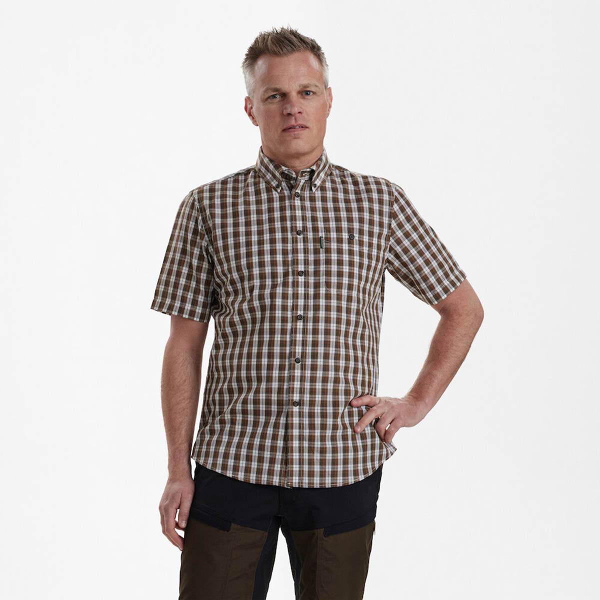 Deerhunter Jeff S/S Shirt - On Model