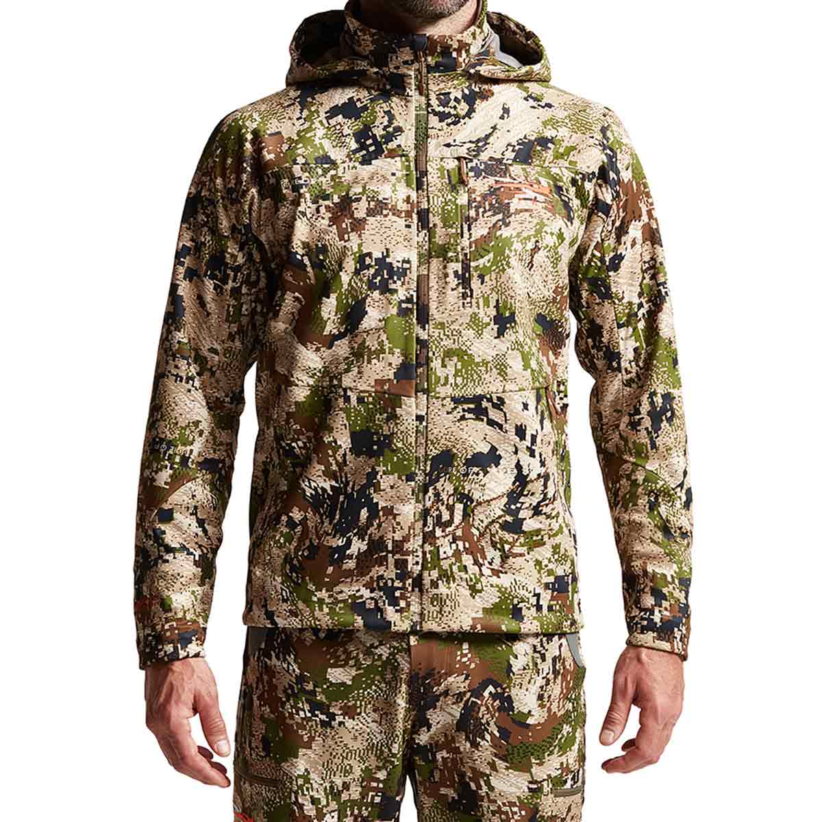 Sitka Jetstream Optifade Subalpine Men's Shooting Jacket - On model