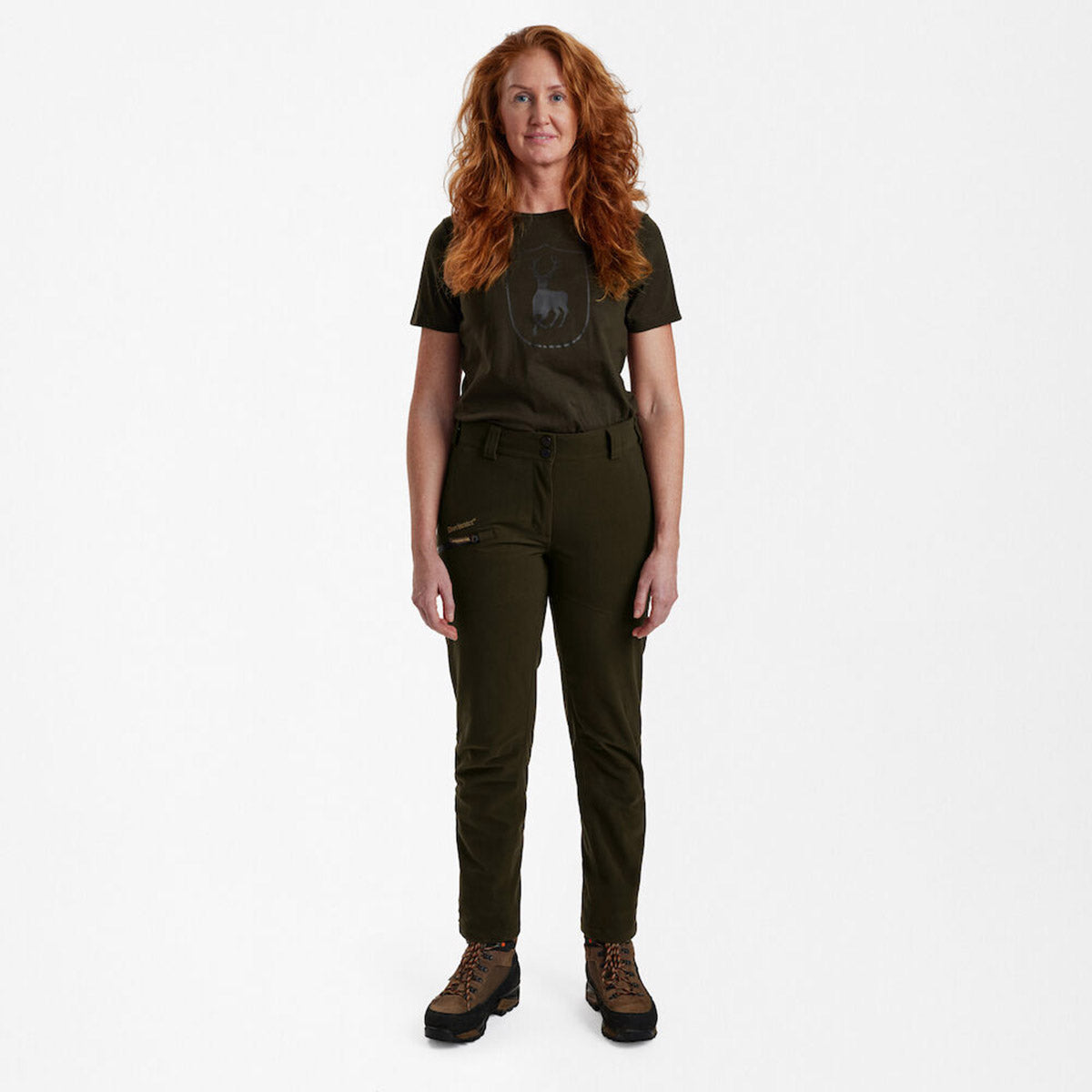 Deerhunter Lady Gabby Boot Trousers - On Model