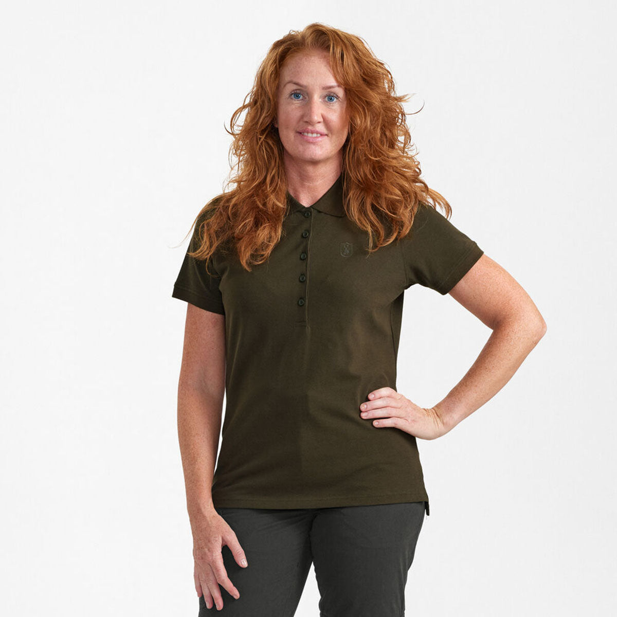 Deerhunter Lady Harriet Polo Shirt - On Model