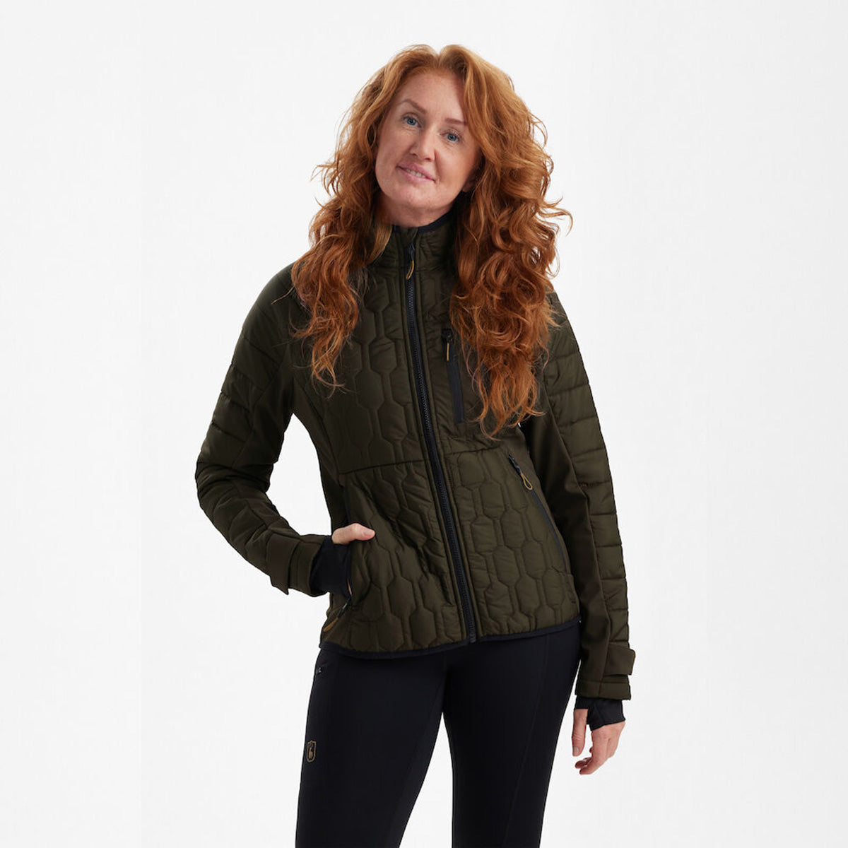 Deerhunter Lady Mossdale Quilted Jacket - On Model