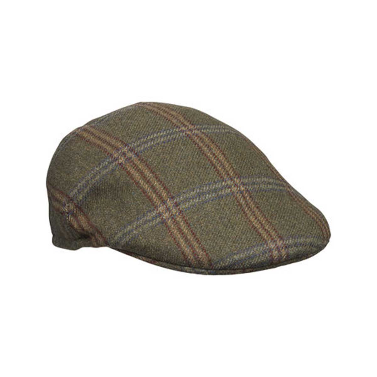 Laksen Chester Tweed Ghillies Flat Cap W.Earwarmer