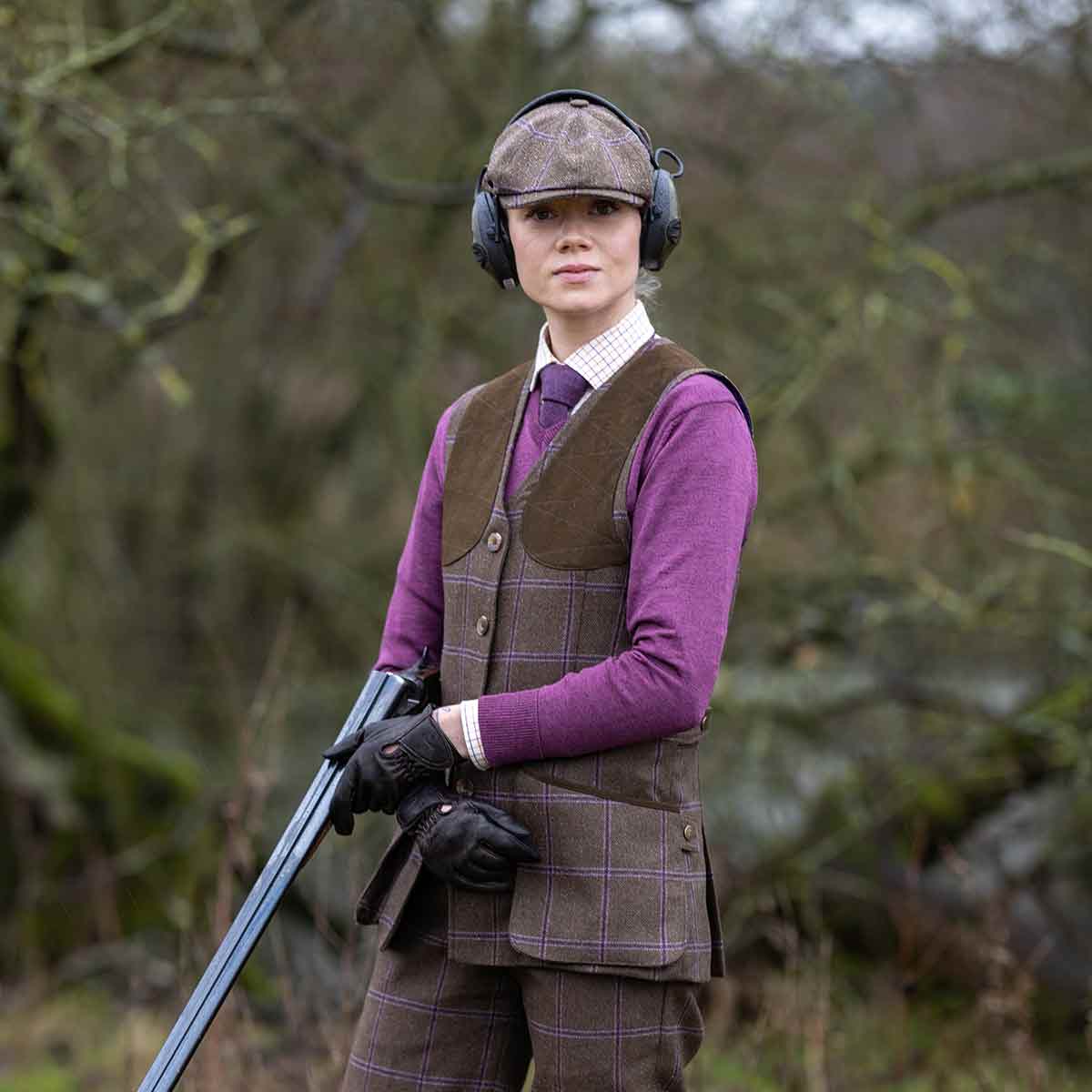 Laksen Pippa Women s Tweed Beauly Shooting Vest ArdMoor