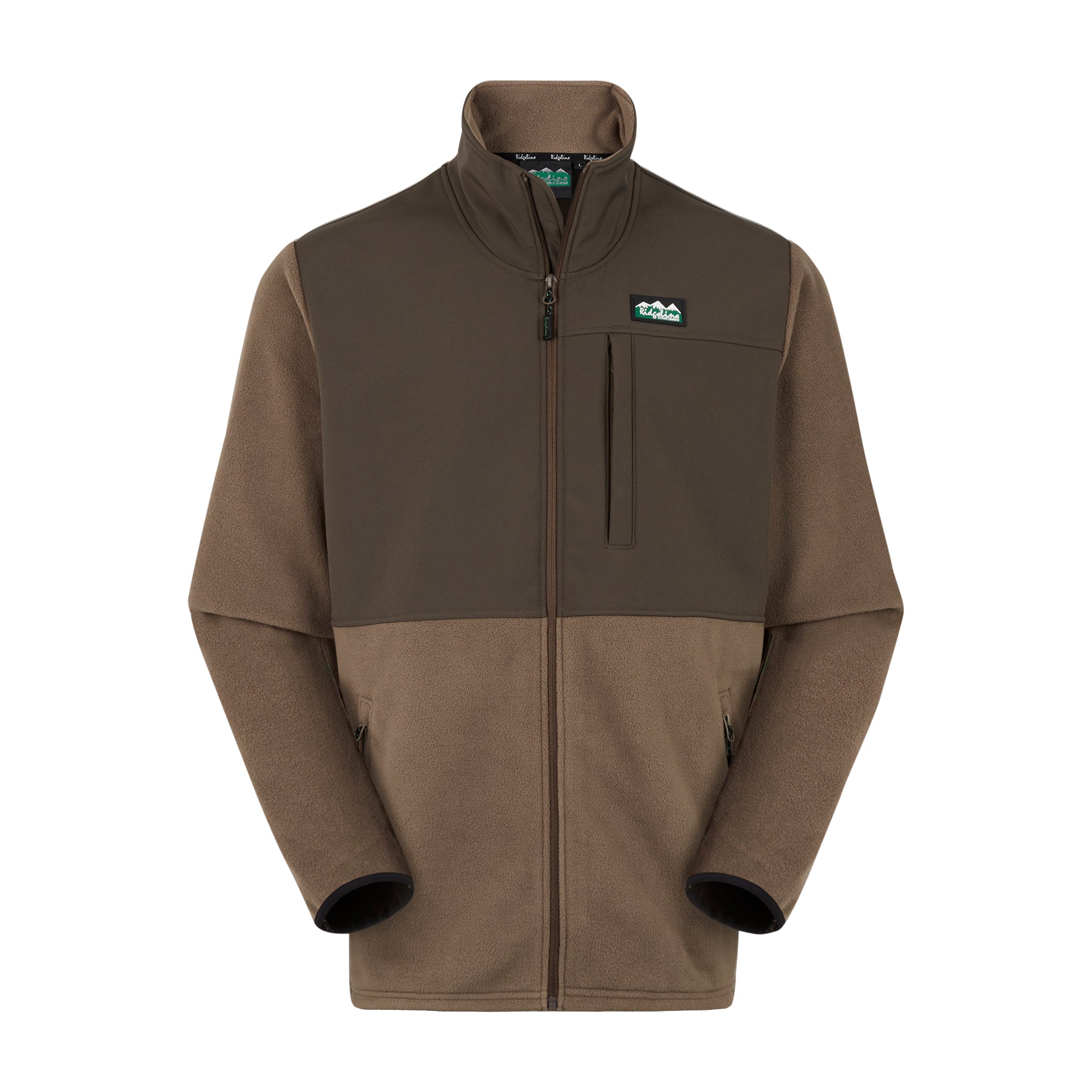 Ridgeline Hybrid Fleece Jacket - bark/light bark 