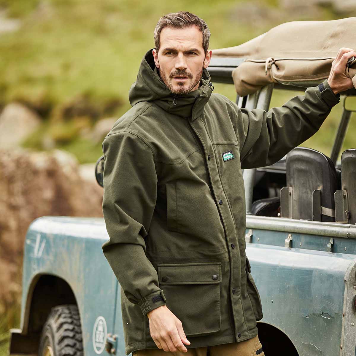 Ridgeline Torrent Euro III Jacket - forest green lifestyle