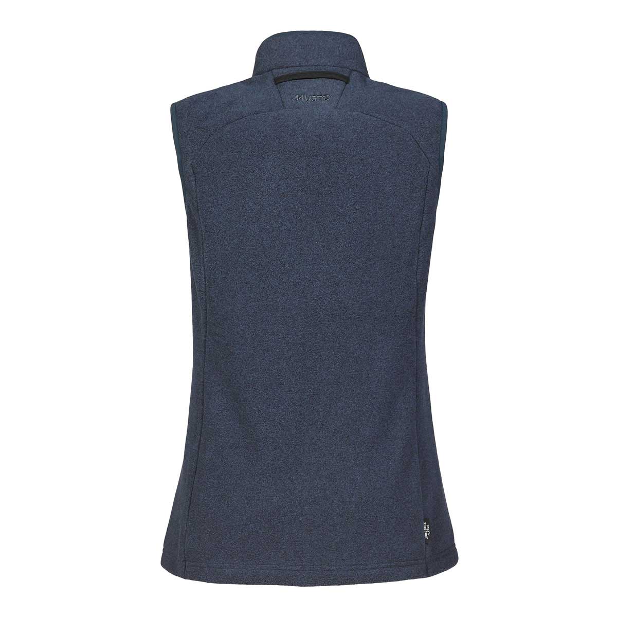 Musto Women's Fenland Polartec Vest - navy rear