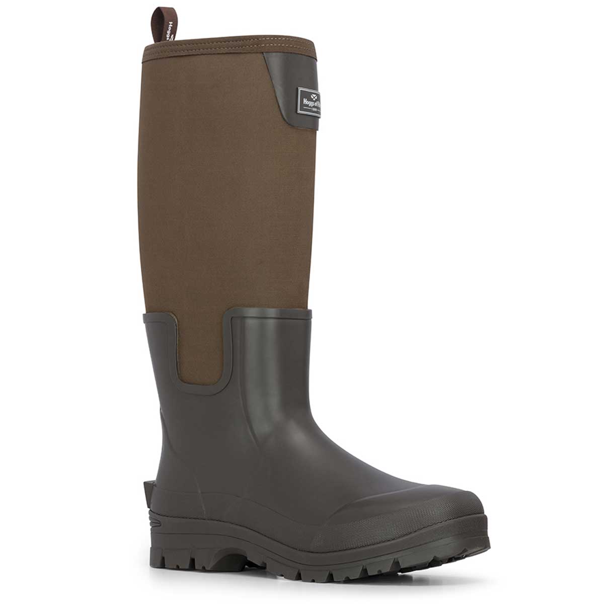 Hoggs of Fife Newport Neoprene 5mm Wellington Boots - bark