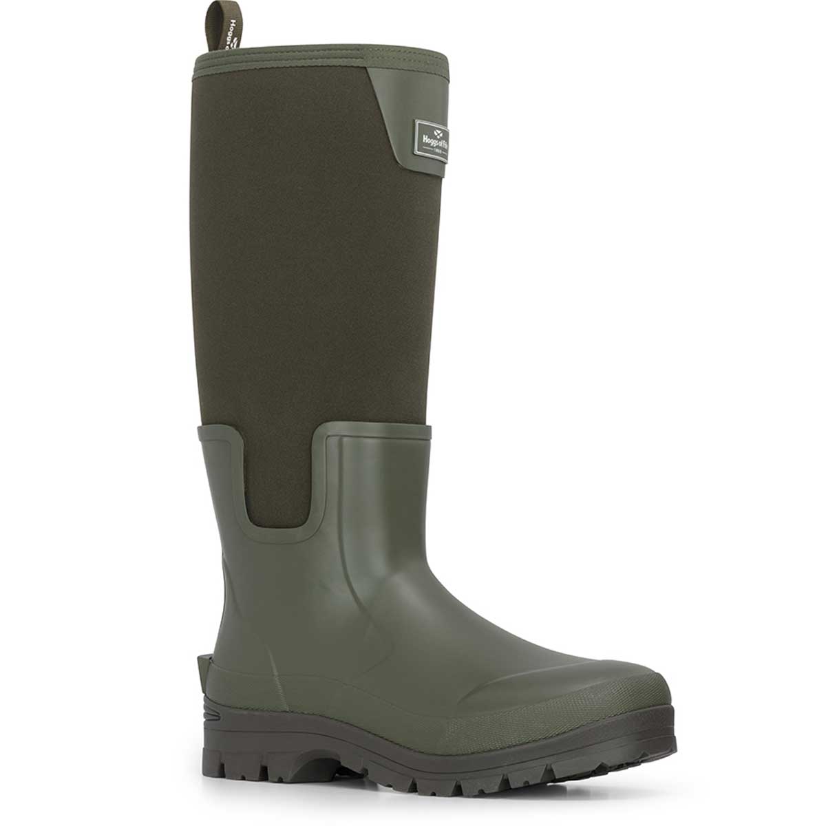 Hoggs of Fife Newport Neoprene 5mm Wellington Boots - green