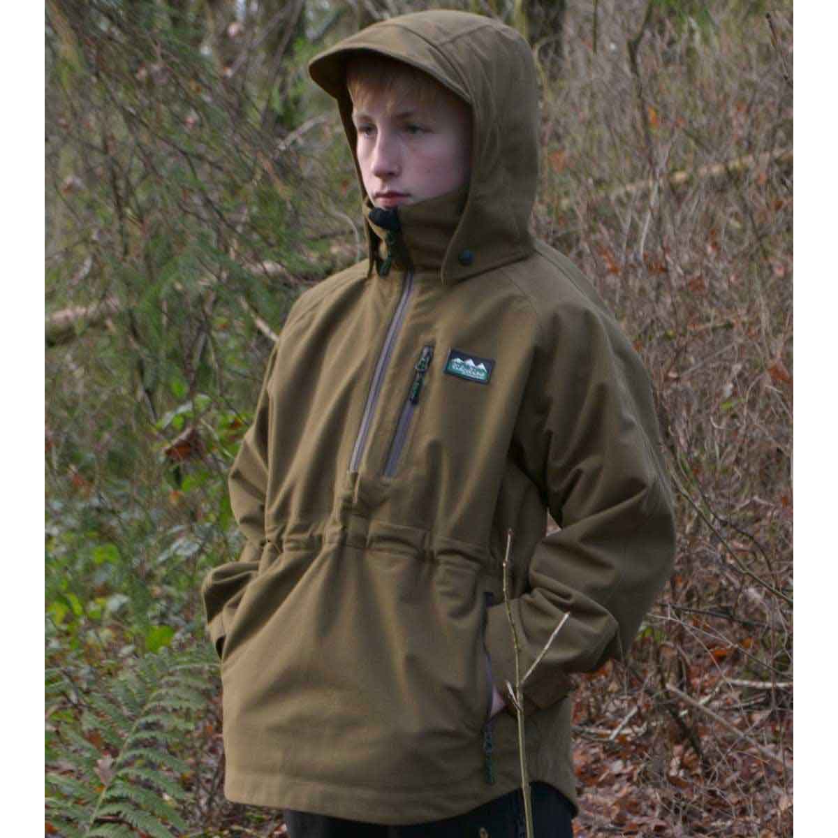 Ridgeline Kids Monsoon Classic Smock - lifestyle hood