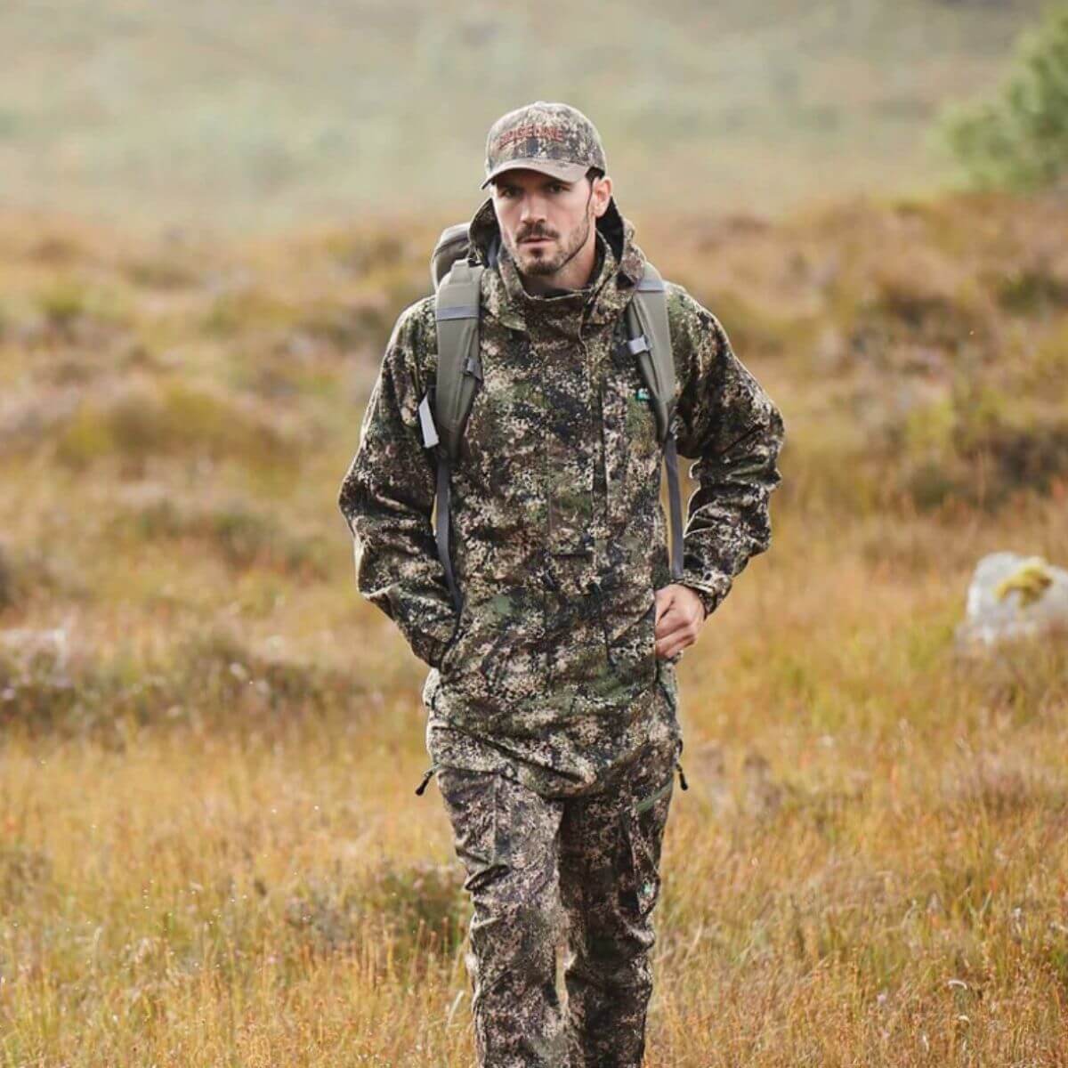 Ridgeline Monsoon Classic Smock in Camouflage - lifestyle