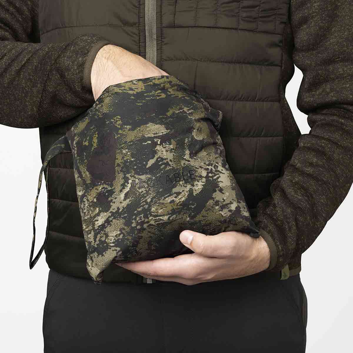 Seeland Taxus Camo Rain Poncho Packable Case