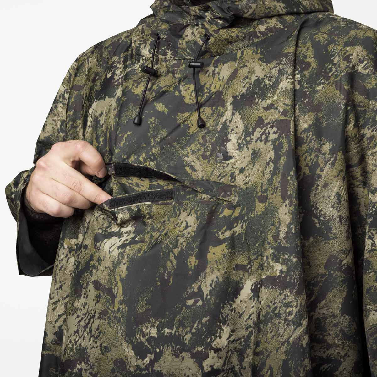 Seeland Taxus Camo Rain Poncho - pocket