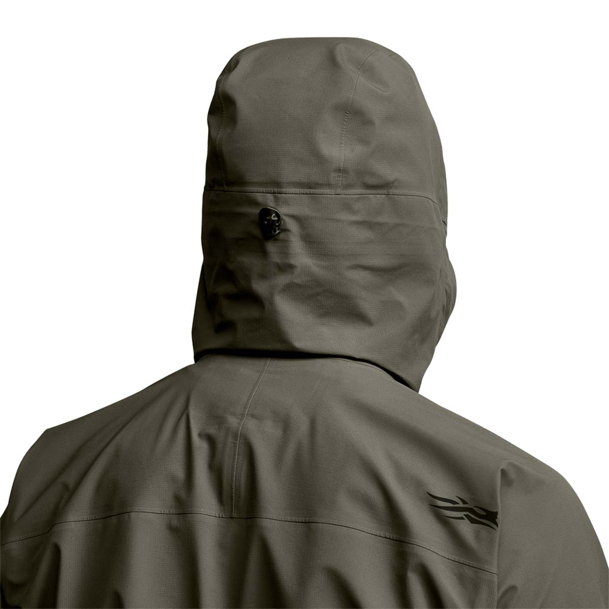 Sitka Dew Point Jacket - Deep Lichen - Hood Detail