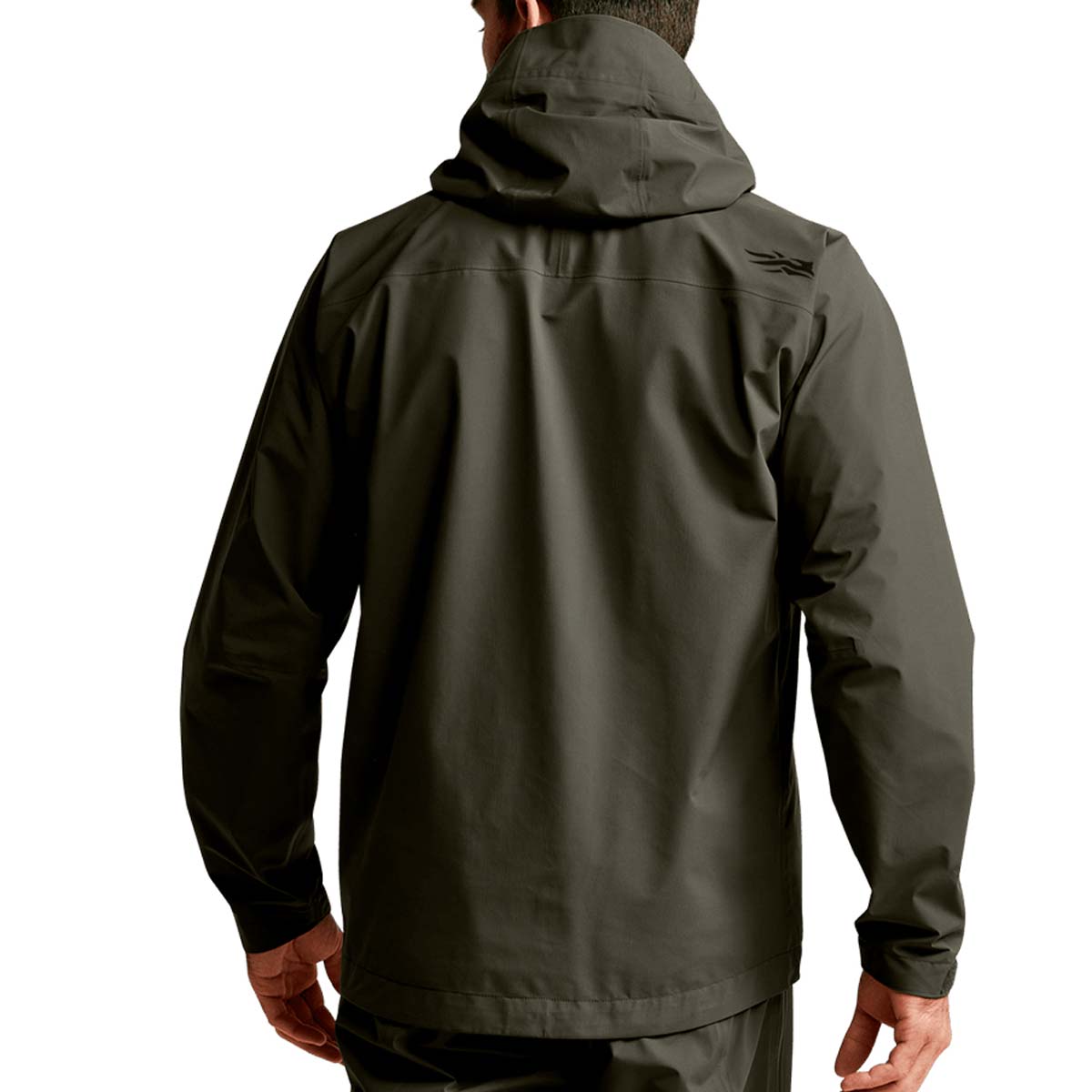 Sitka Dew Point Jacket - Deep Lichen - On Model - Rear