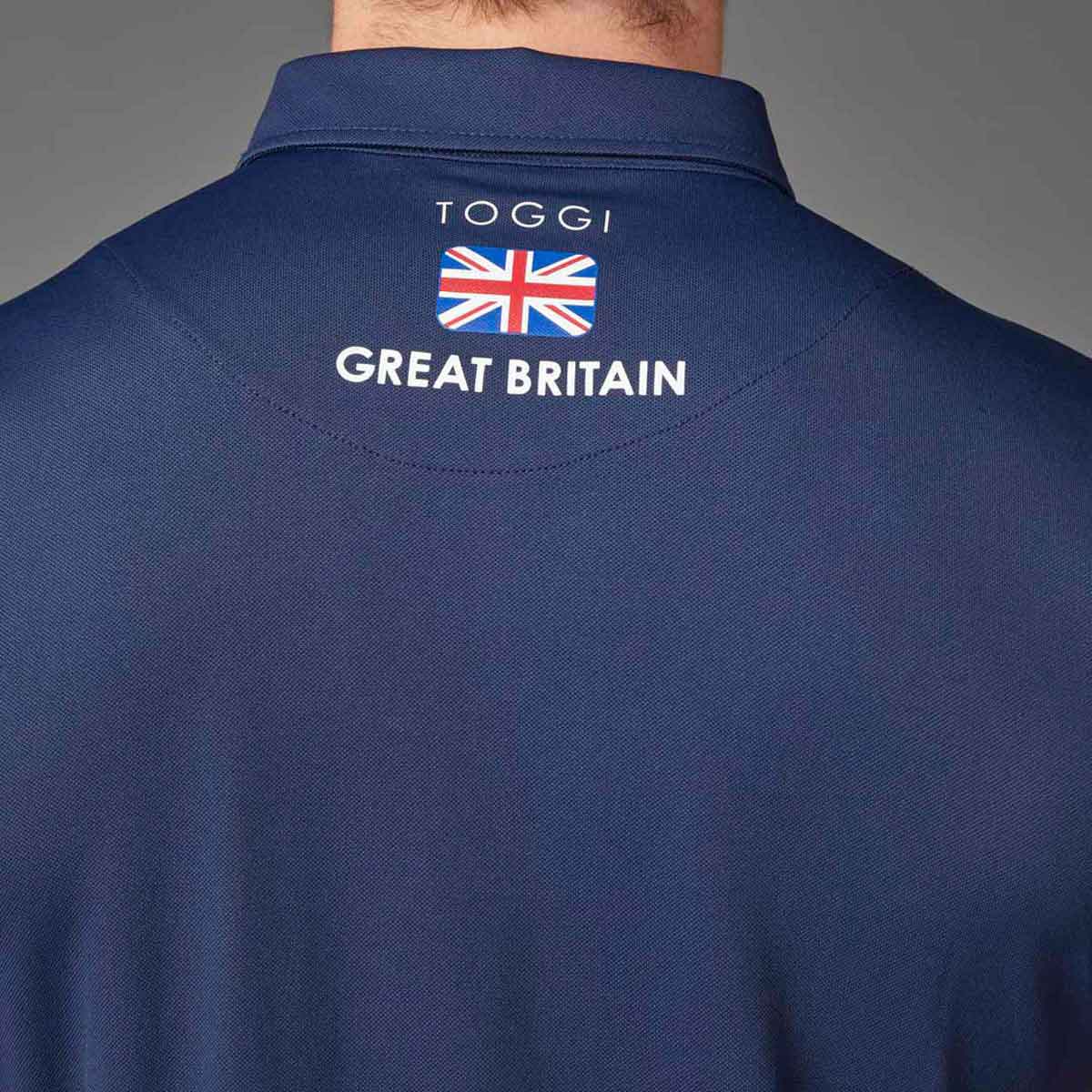 Toggi Airy GBR Unisex Technical Polo Shirt - rear