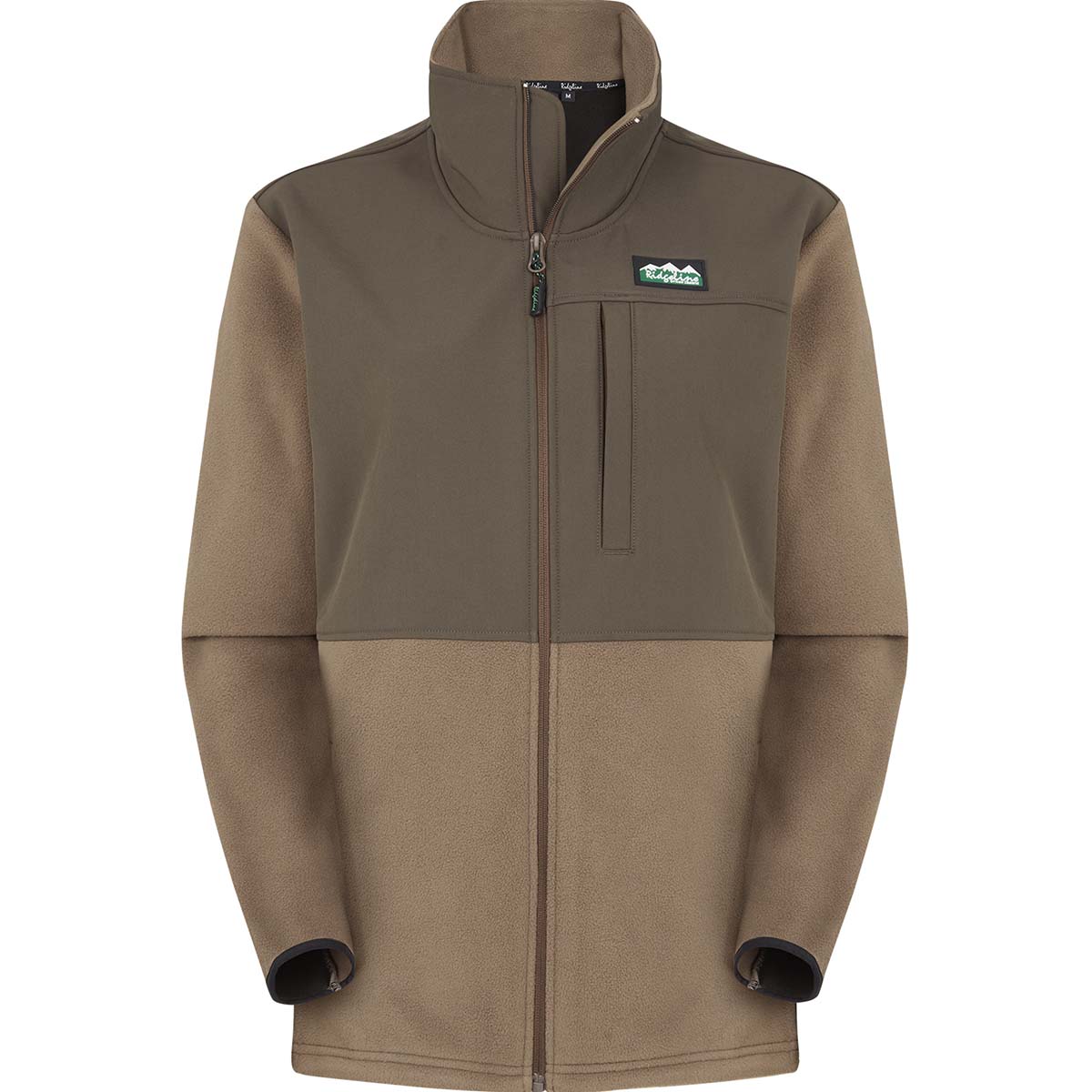 Ridgeline Women's Hybrid Fleece Jacket - bark/light bark