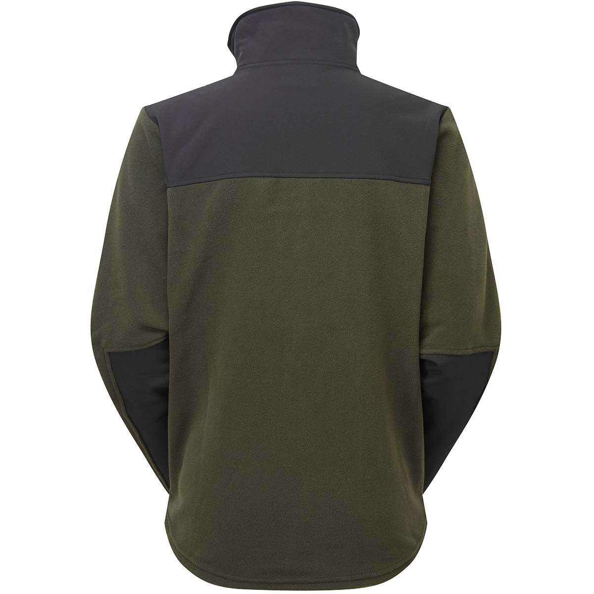 Ridgeline Women's Hybrid Fleece Jacket - olive/black rear