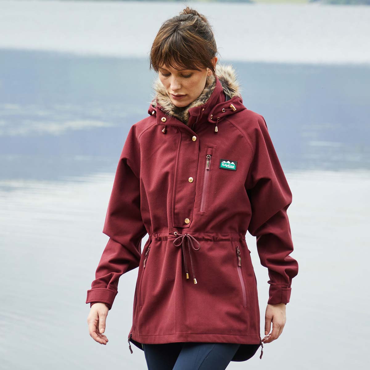 Ridgeline Women's Monsoon Nordic Smock - Wild Berry