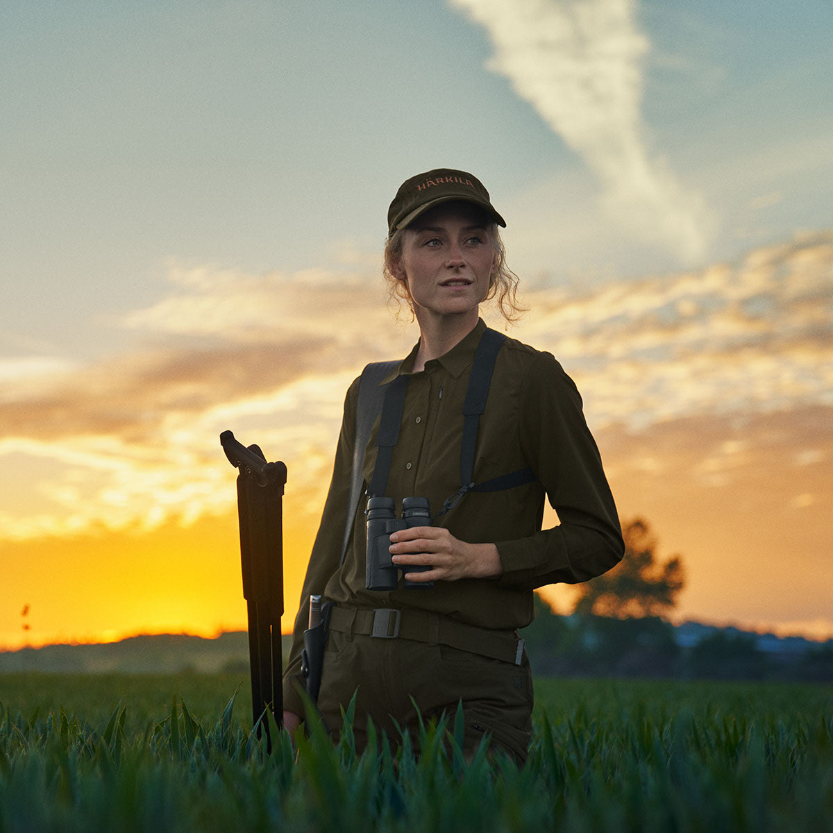 Harkila Women's Trail L/S Shirt - On Model