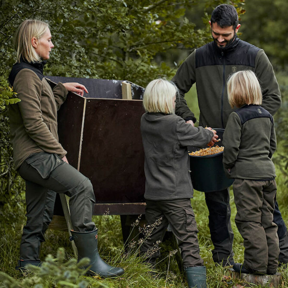 Deerhunter Youth Northward Fleece Jacket - On Model