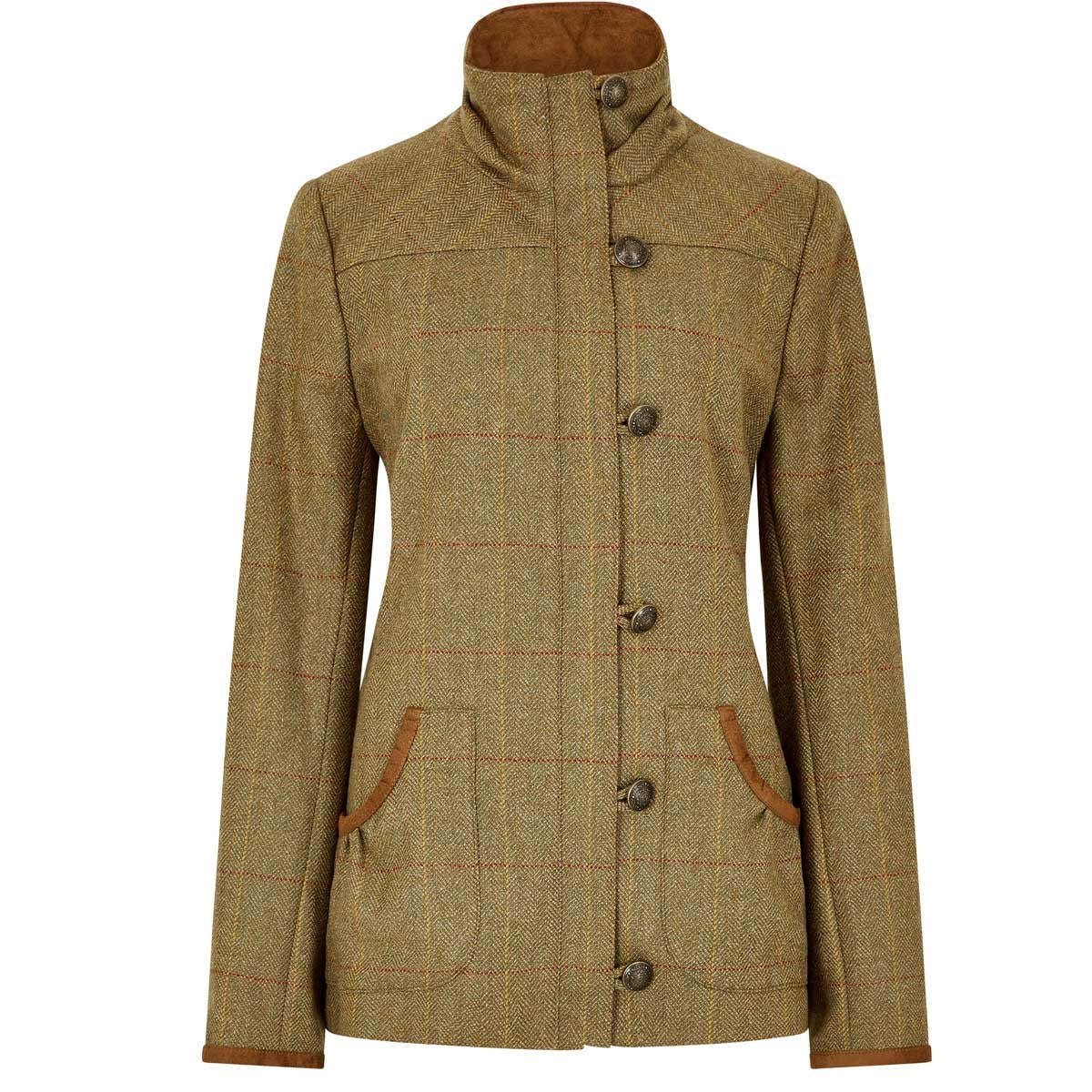 Dubarry Bracken Women's Tweed Coat - Elm