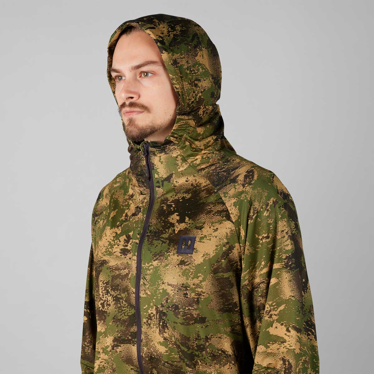 Harkila Deer Stalker Camo Cover Jacket - Hood