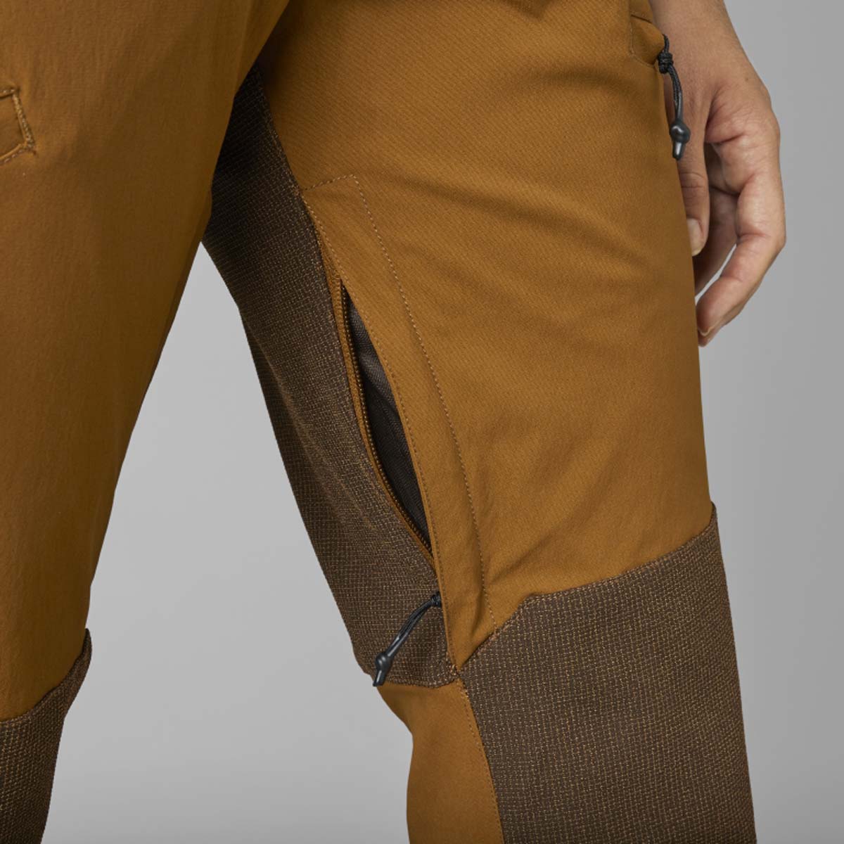 Seeland Larch Membrane Women's Trousers Burnt Clay - inner thigh pockets