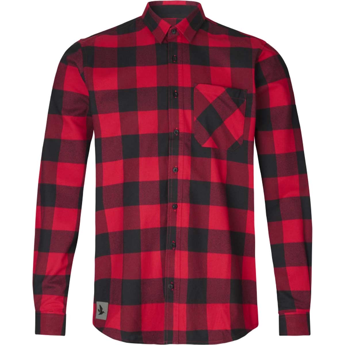 Seeland Toronto Shirt brushed cotton shirt - red