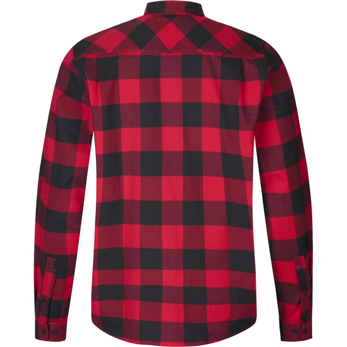 Seeland Toronto Shirt brushed cotton shirt - red rear