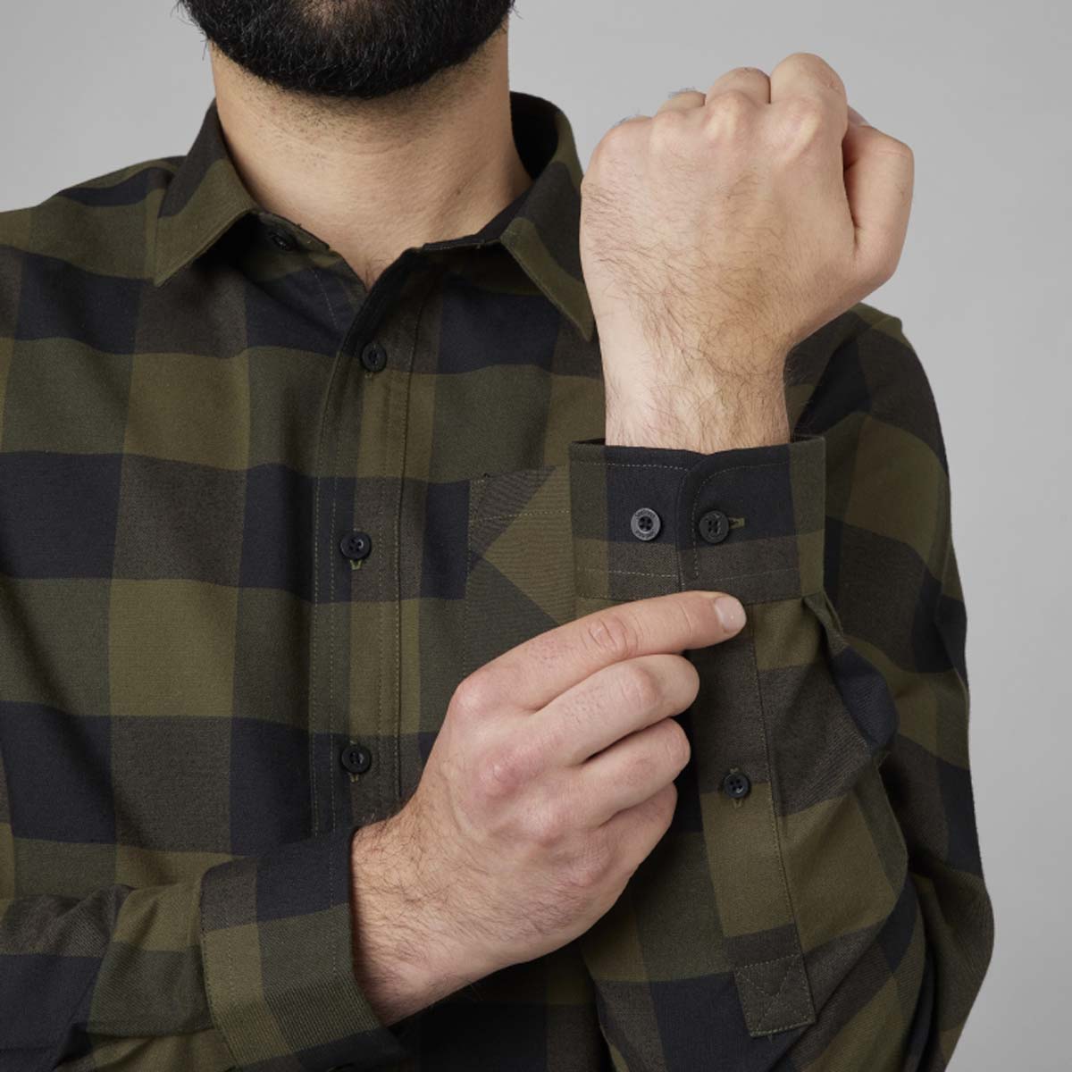 Seeland Toronto Shirt brushed cotton shirt - cuff