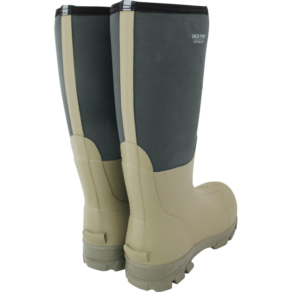 Jack Pyke Ashcombe Neoprene Wellington - Light Olive Neoprene Wellies Boot