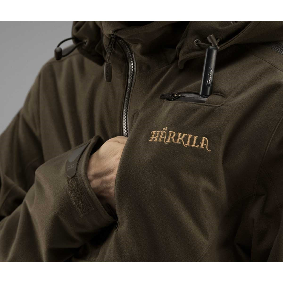 Harkila Mountain Hunter Pro Smock - Double-zipped Radio Pocket