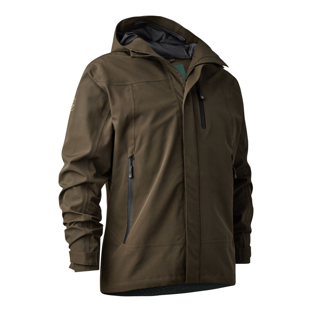 Deerhunter Sarek Shell Jacket With Hood - Fallen Leaf