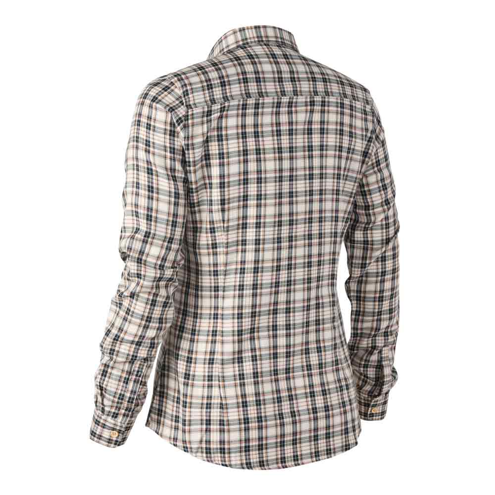 Deerhunter Lady Julia Shirt - Blue Check - Rear